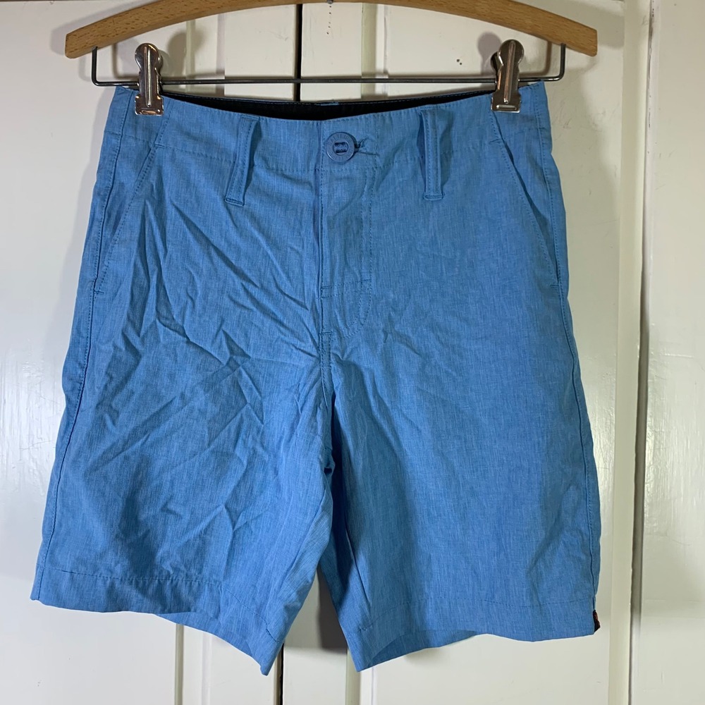 Salt Life Mens Light Blue Hybrid‎ Stretch Walk Shorts SLY441 Size 24 Heathered